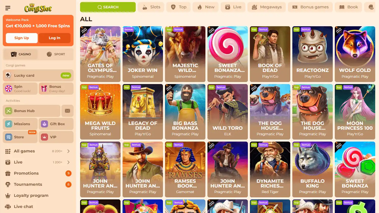 CorgiSlot Casino screenshot 2