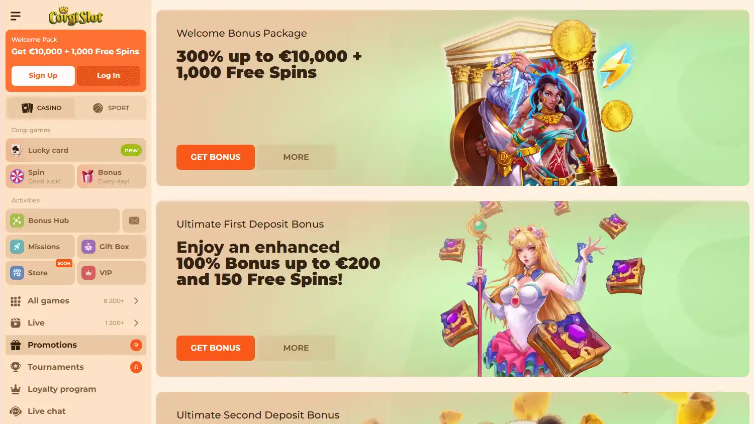 CorgiSlot Casino screenshot 3