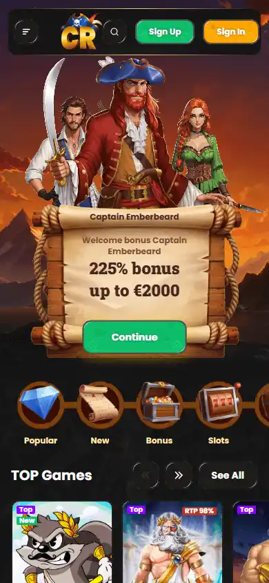 Corsaza Casino screenshot 4