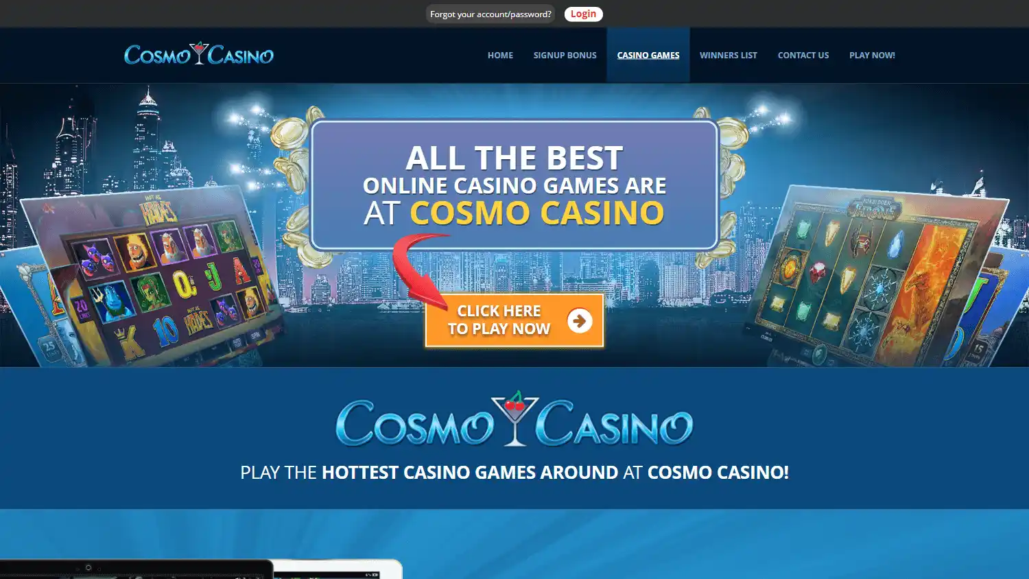 Cosmo Casino screenshot 2
