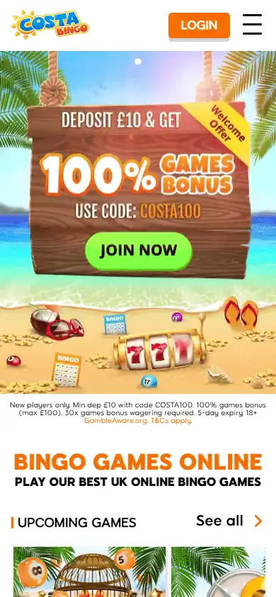 Costa Bingo Casino screenshot 4