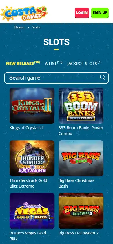 Costa Games Casino screenshot 5