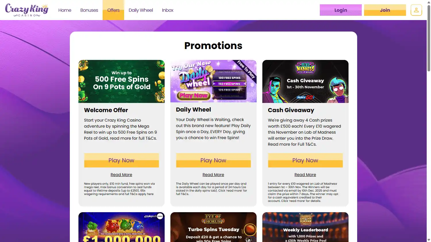Crazy King Casino screenshot 3