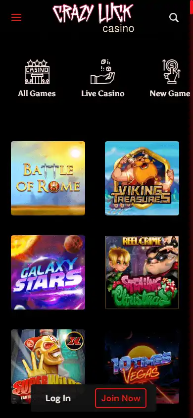 Crazy Luck Casino screenshot 5
