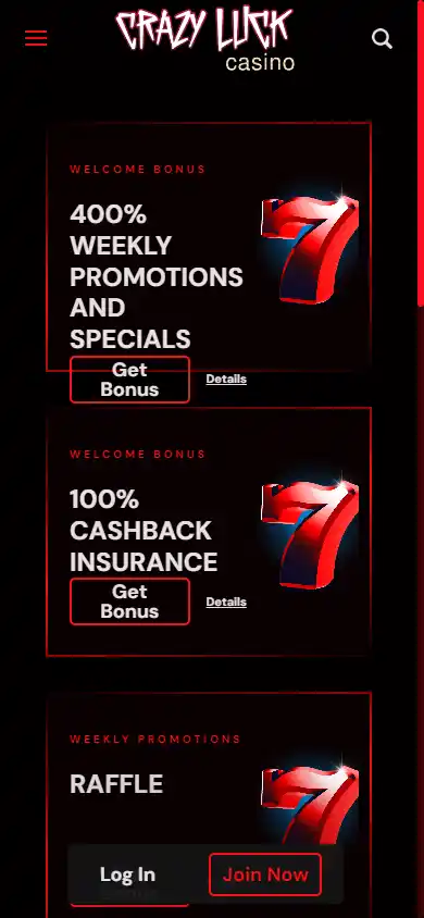 Crazy Luck Casino screenshot 6