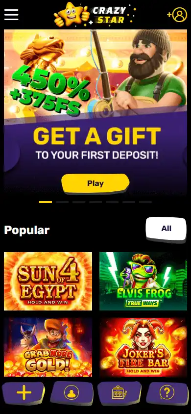 Crazy Star Casino screenshot 4