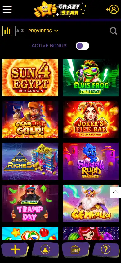 Crazy Star Casino screenshot 5