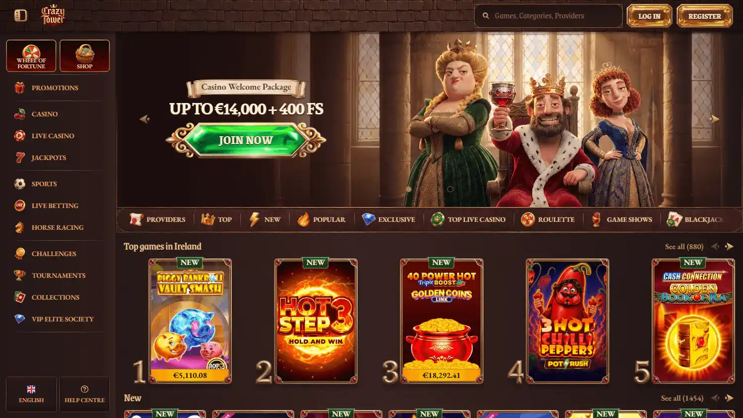 Crazy Tower Casino screenshot 1