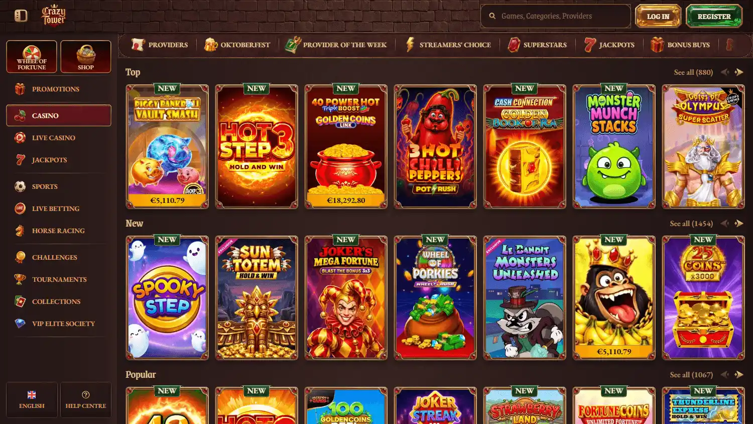 Crazy Tower Casino screenshot 2