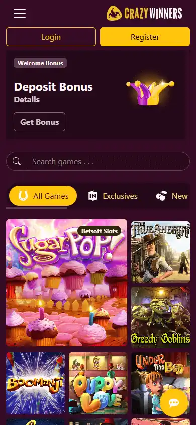 CrazyWinners Casino screenshot 4