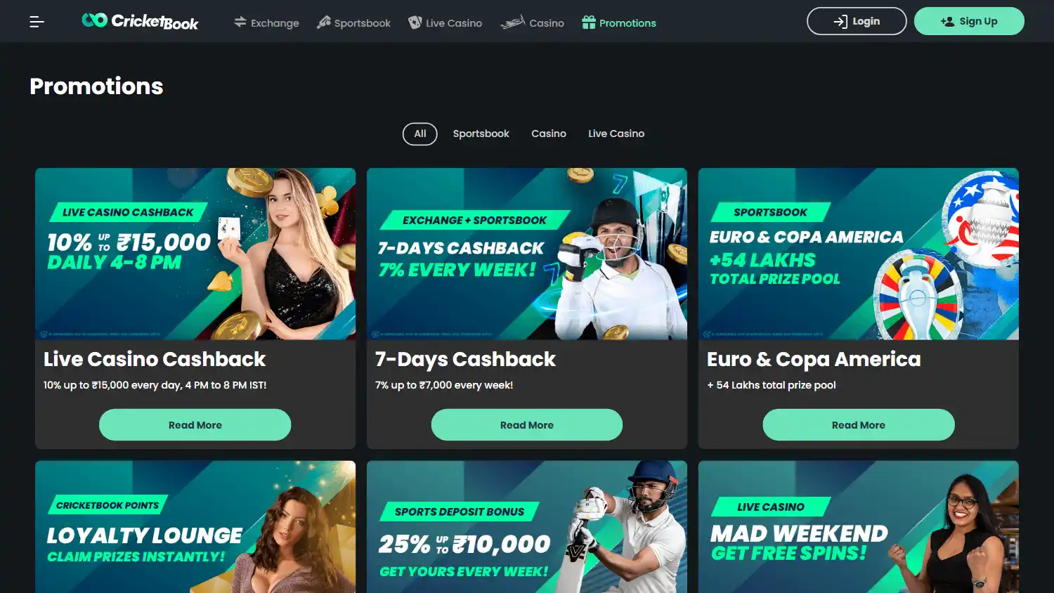 CricketBook Casino screenshot 3