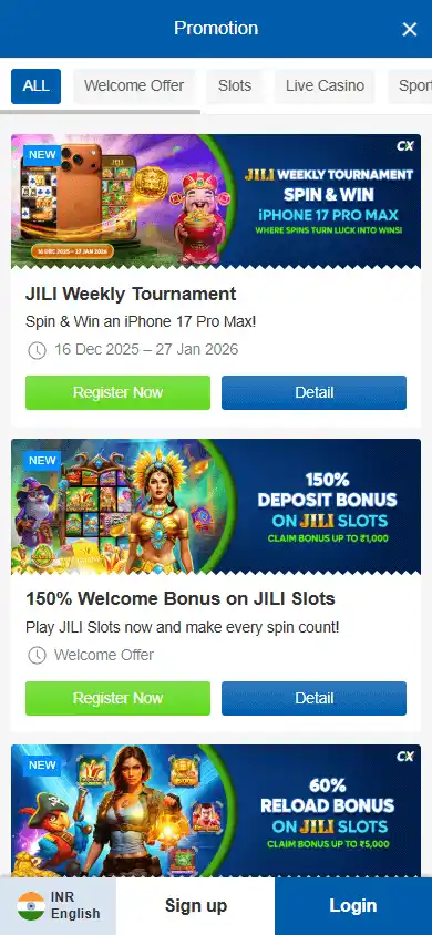 Crickex Casino screenshot 6