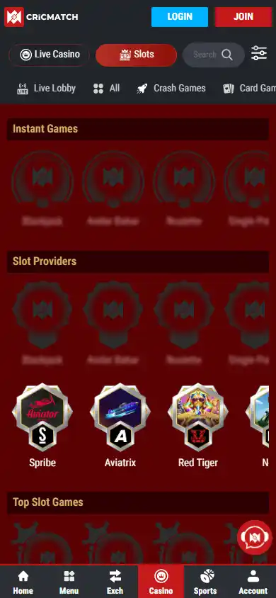 Cricmatch Casino screenshot 5