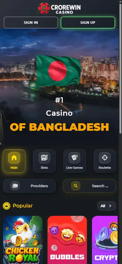 Crorewin Casino screenshot 2