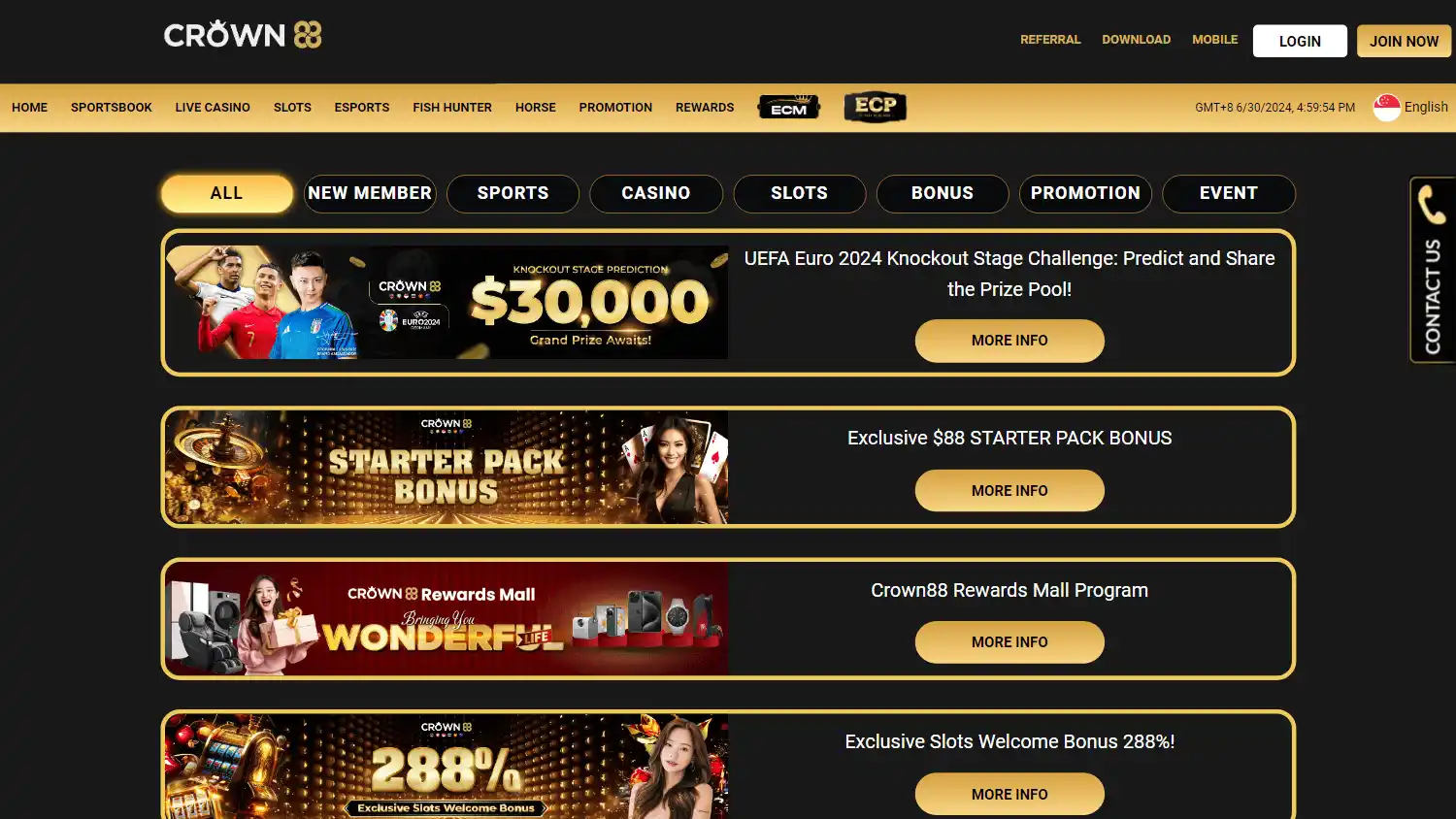 Crown88 Casino screenshot 3