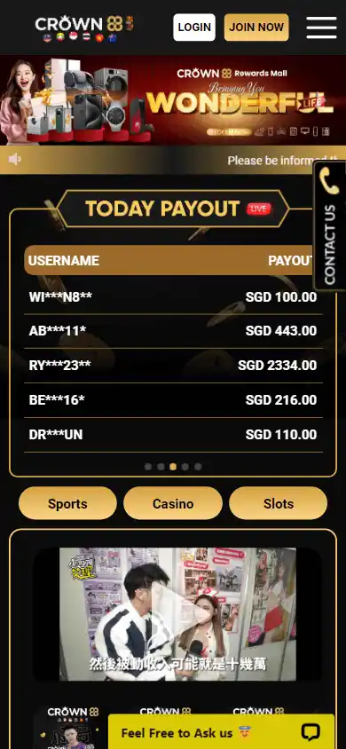 Crown88 Casino screenshot 4