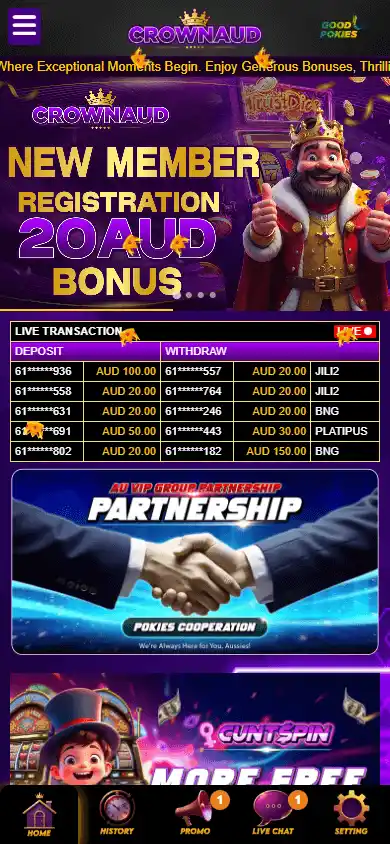 CROWNAUD Casino screenshot 3