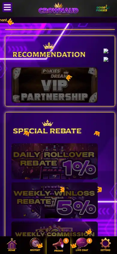 CROWNAUD Casino screenshot 4
