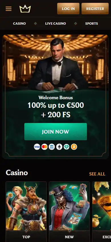 CrownPlay Casino screenshot 2