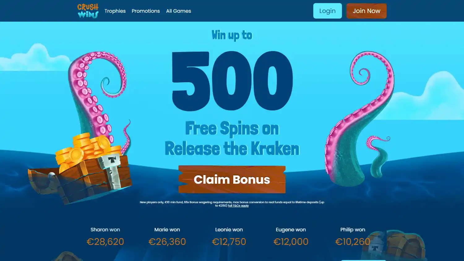 Crush Wins Casino screenshot 1
