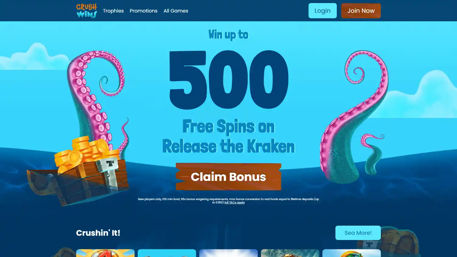 Crush Wins Casino screenshot 2