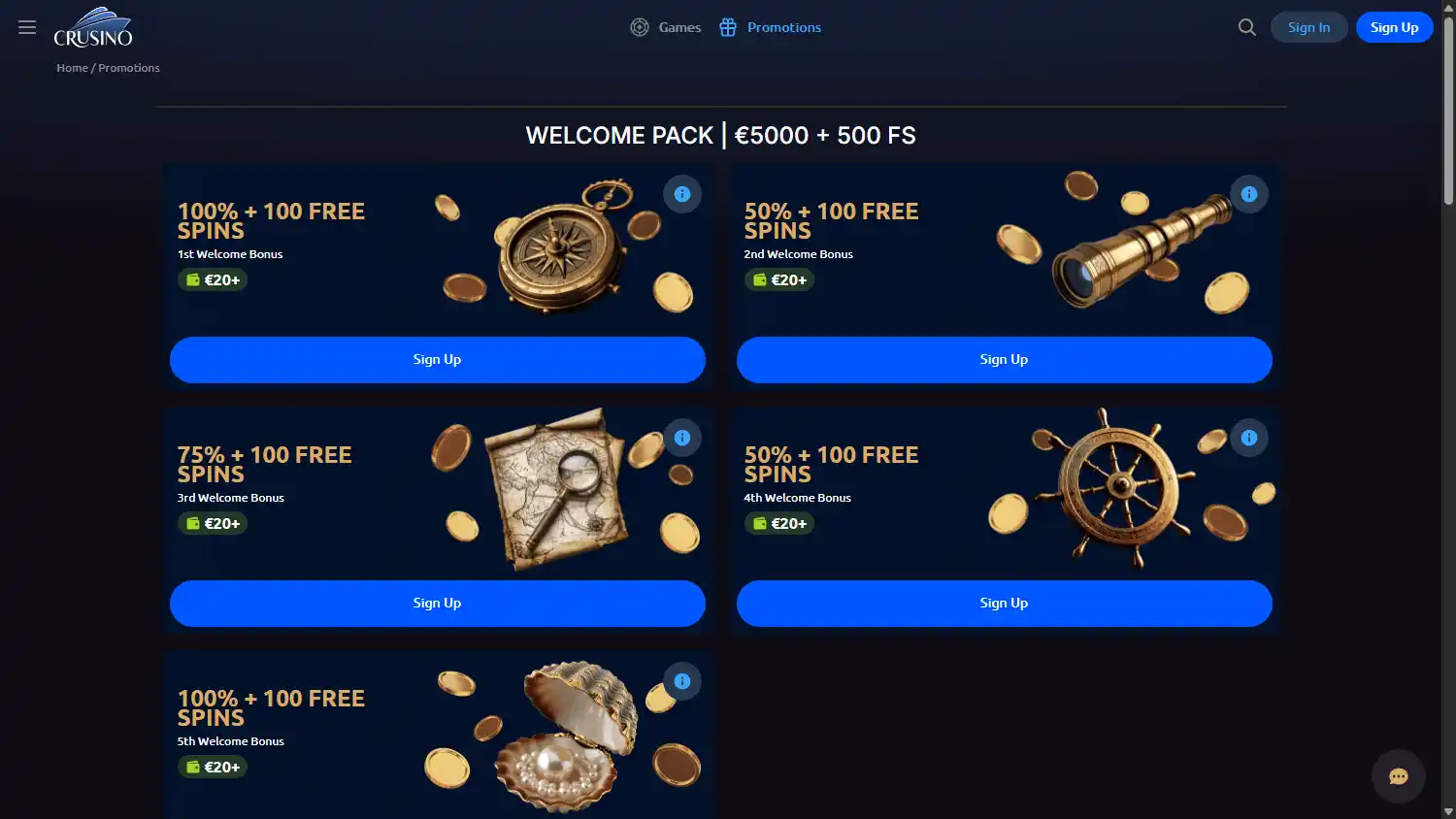 Crusino Casino screenshot 3