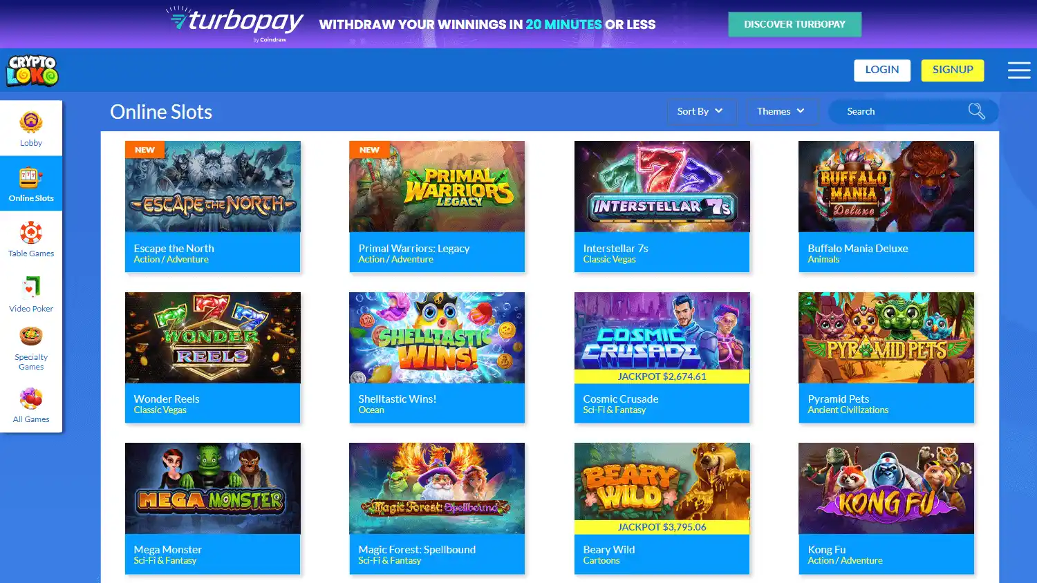 Crypto Loko Casino screenshot 2