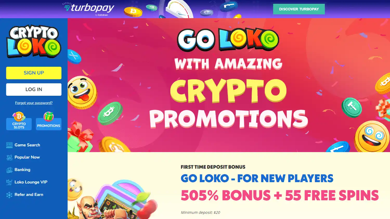 Crypto Loko Casino screenshot 3
