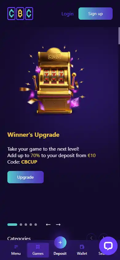 CryptoBoss Casino screenshot 3