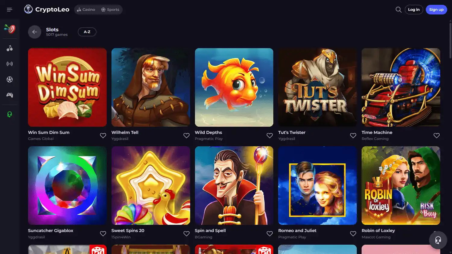 CryptoLeo Casino screenshot 2