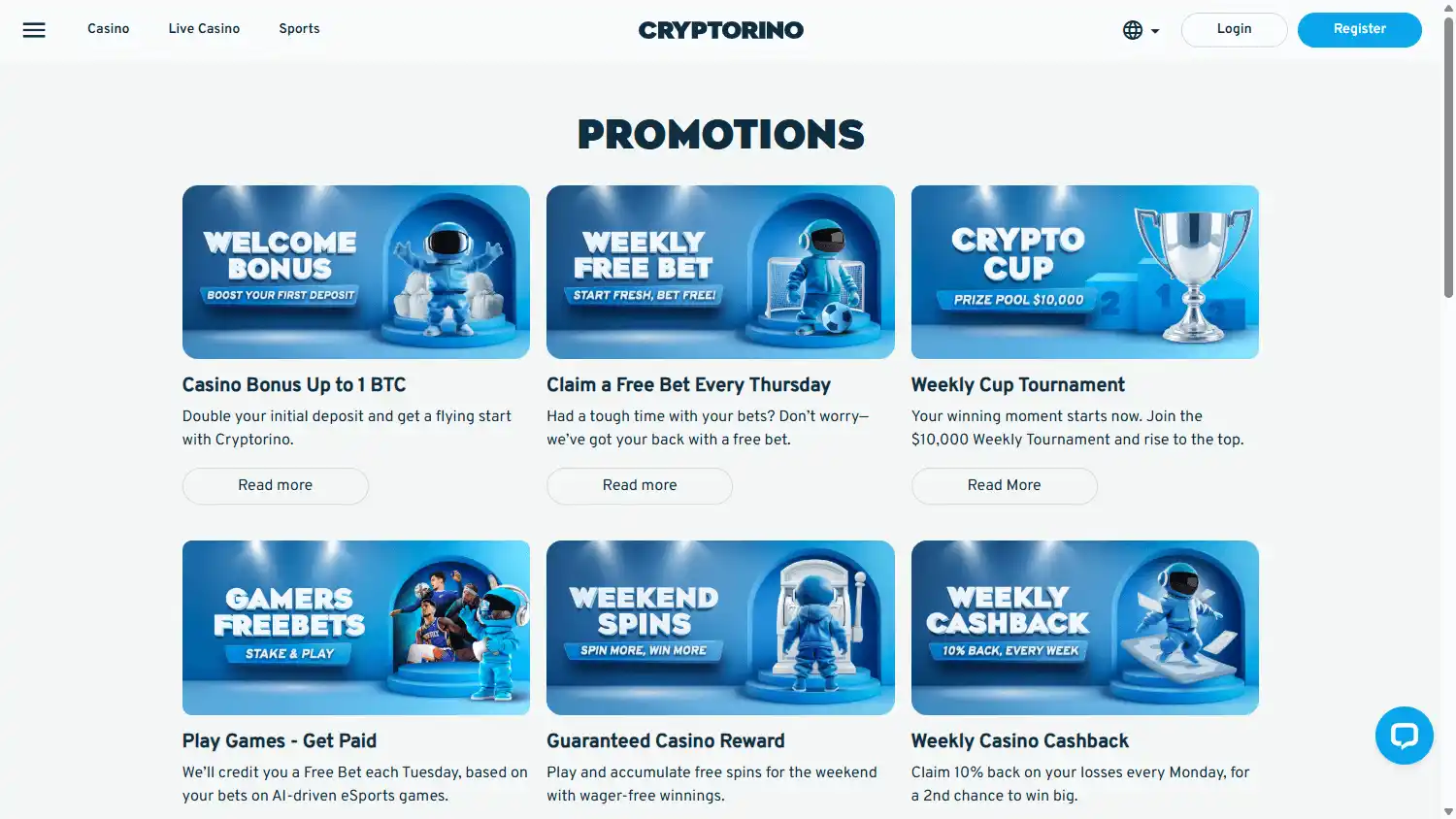 Cryptorino.io Casino screenshot 3