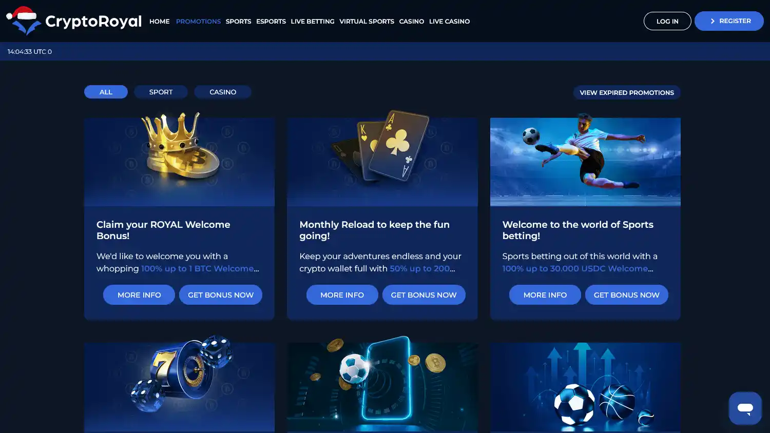 CryptoRoyal Casino screenshot 3