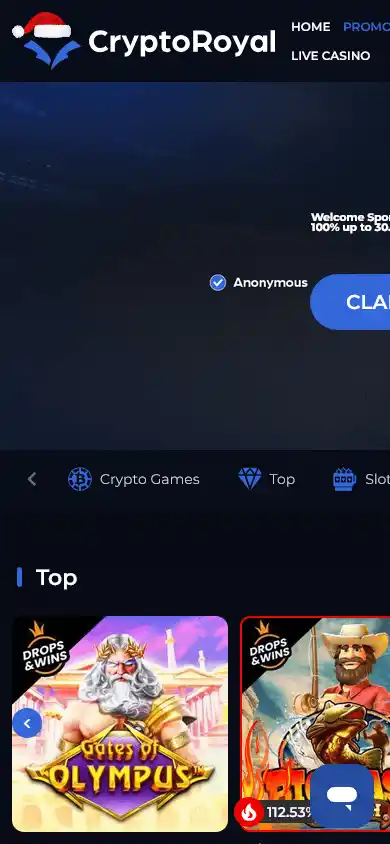 CryptoRoyal Casino screenshot 4