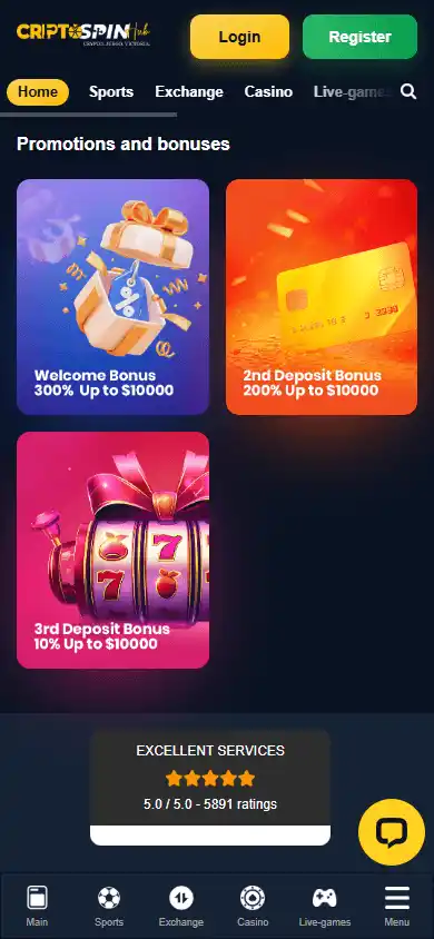 CryptoSpinHub Casino screenshot 4