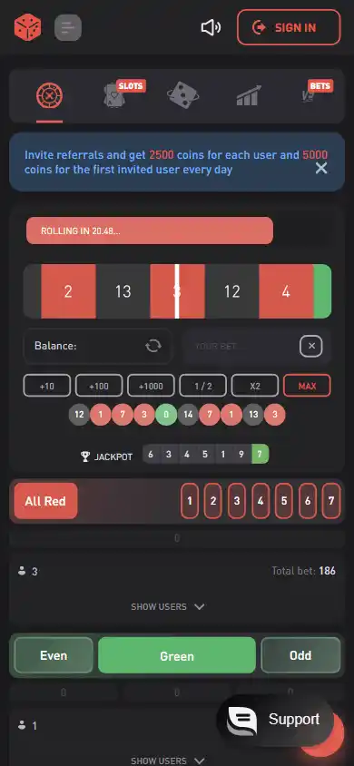 PLG.BET Casino screenshot 4