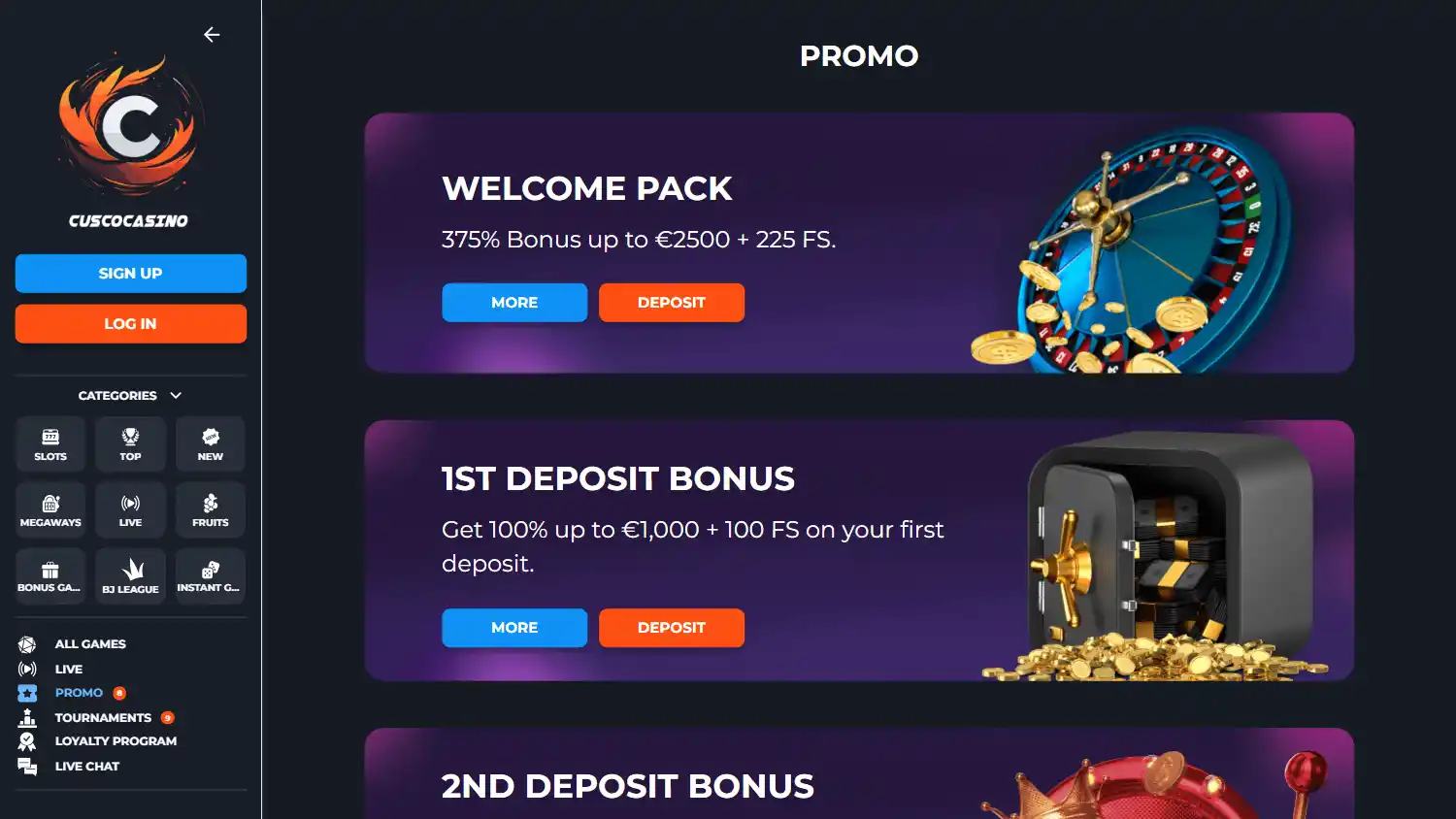 Cusco Casino screenshot 3