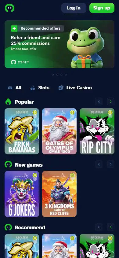 Cybet Casino screenshot 4