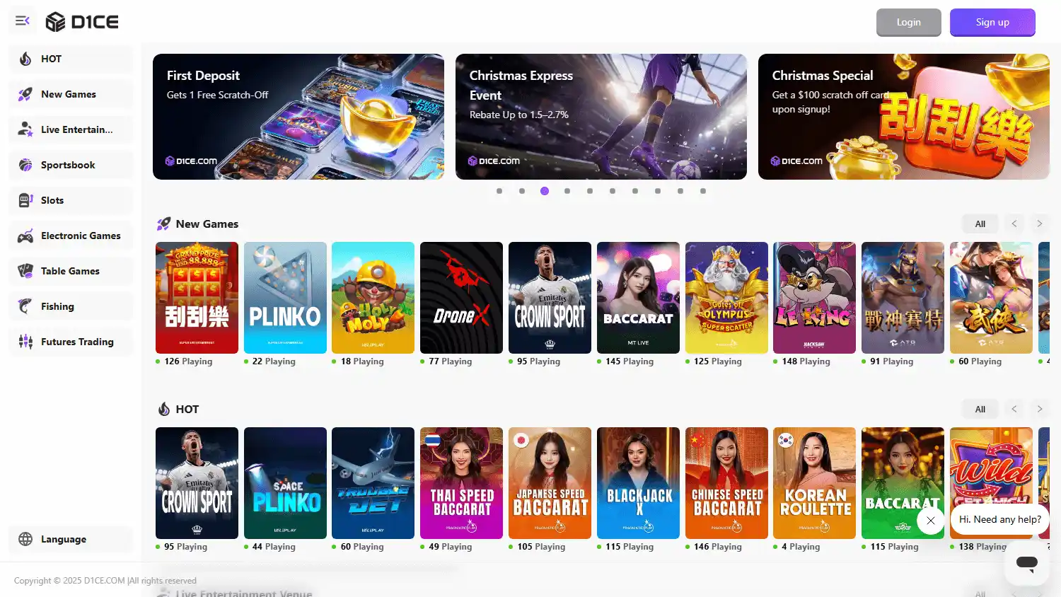 D1ce Casino screenshot 2