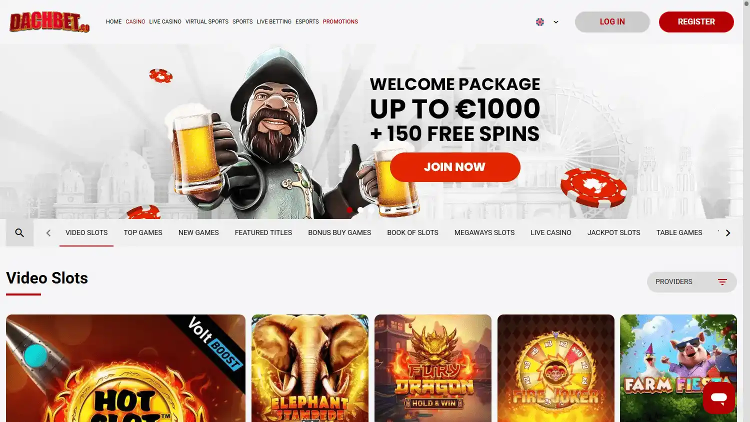 Dachbet Casino screenshot 2