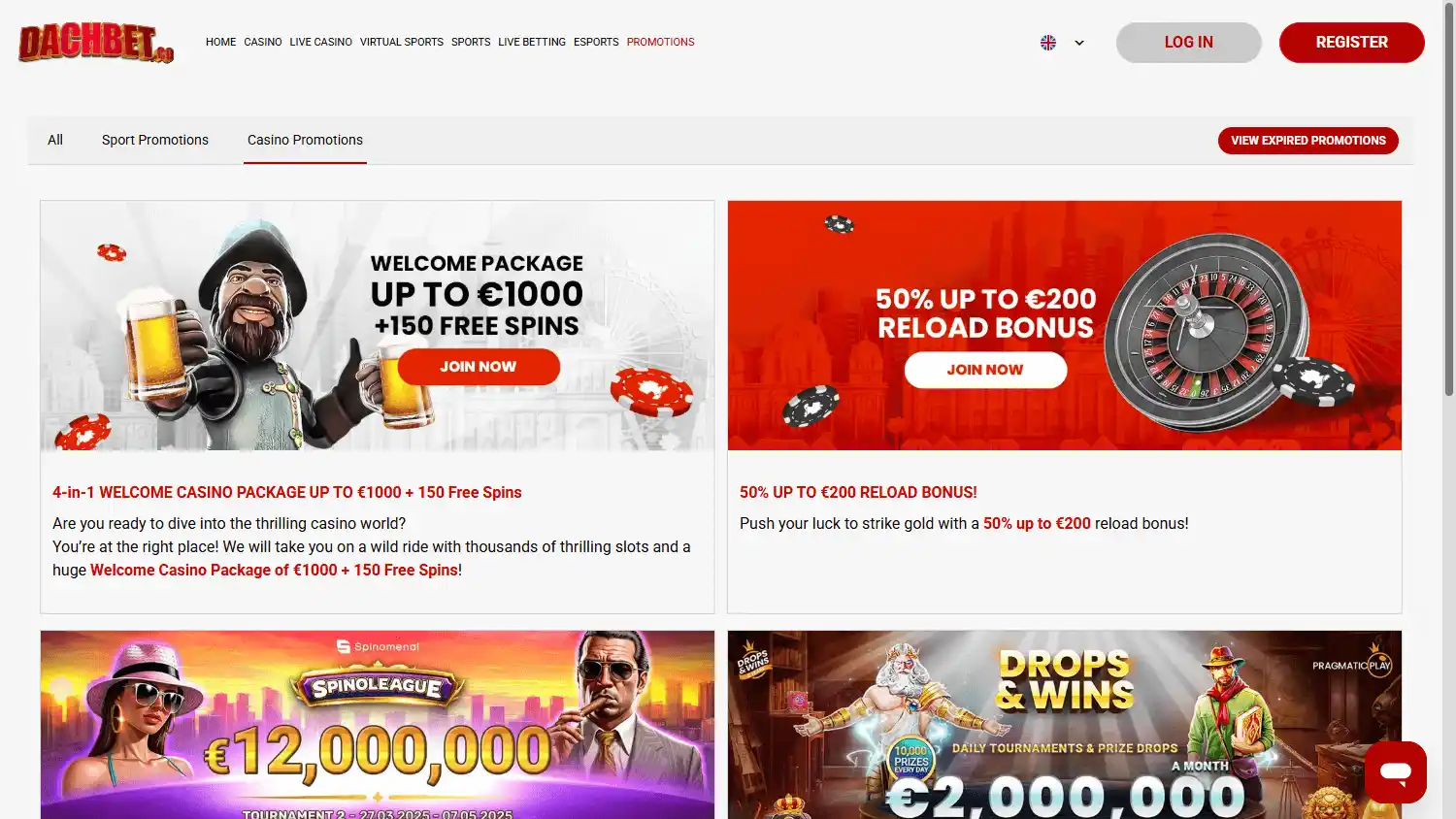 Dachbet Casino screenshot 3