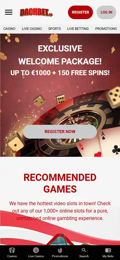 Dachbet Casino screenshot 4