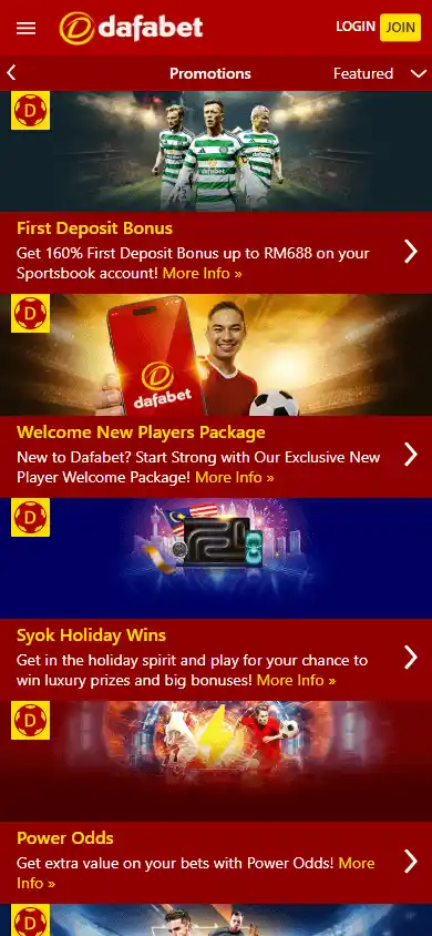 Dafabet Casino screenshot 6
