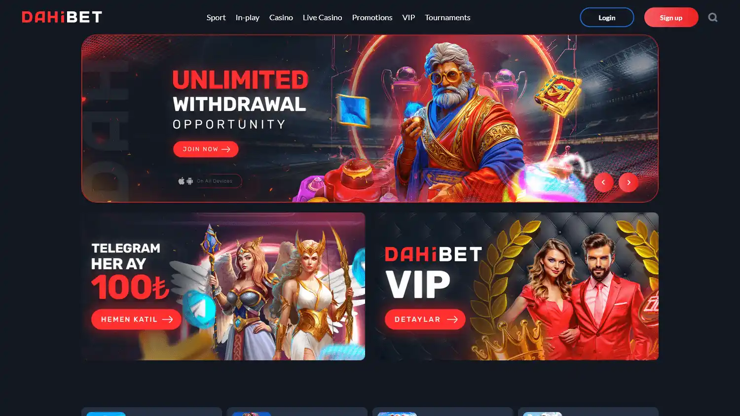 Dahibet Casino screenshot 1