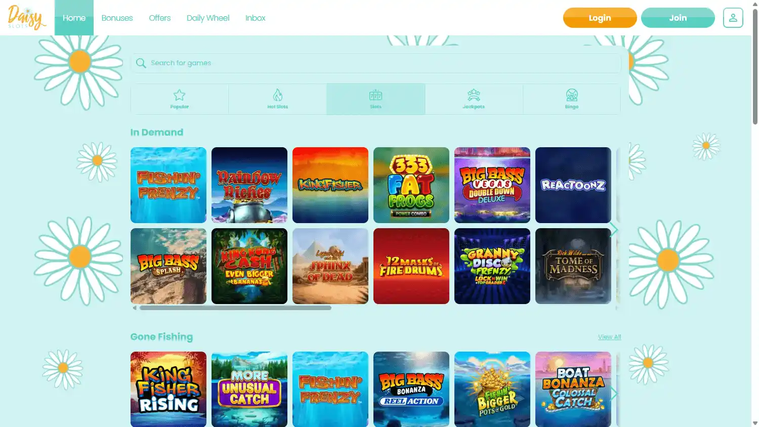 Daisy Slots Casino screenshot 2