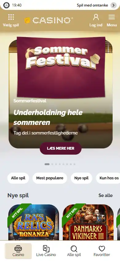 Danske Spil Casino screenshot 5