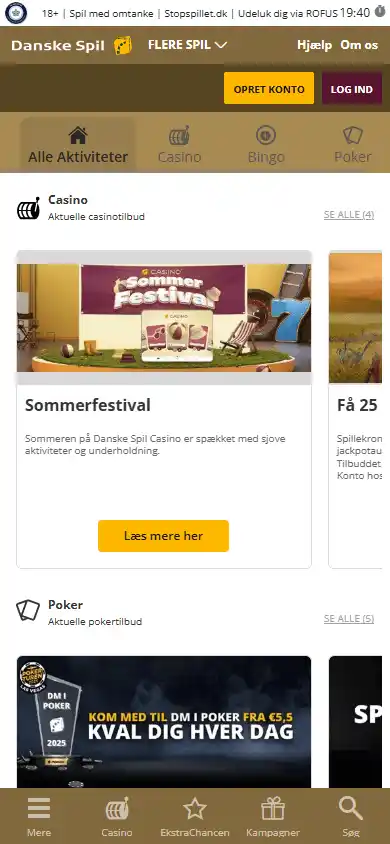 Danske Spil Casino screenshot 7