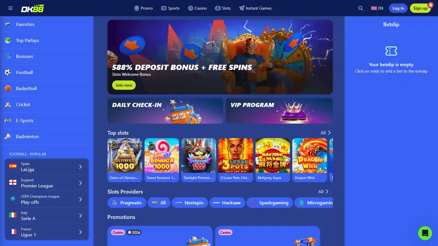 DASHKING88 Casino screenshot 1