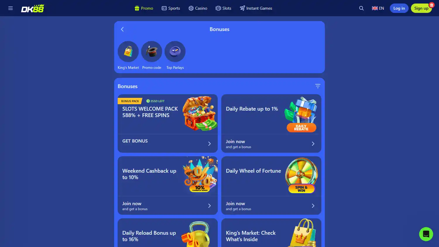 DASHKING88 Casino screenshot 4