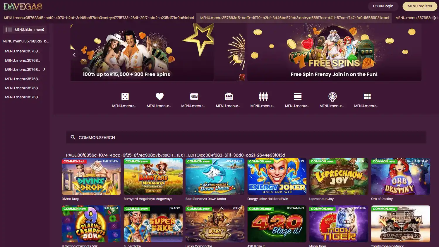 DaVegas Casino screenshot 2