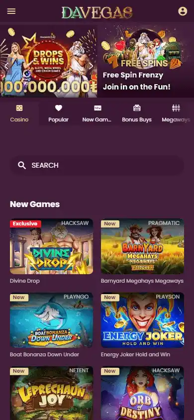 DaVegas Casino screenshot 5